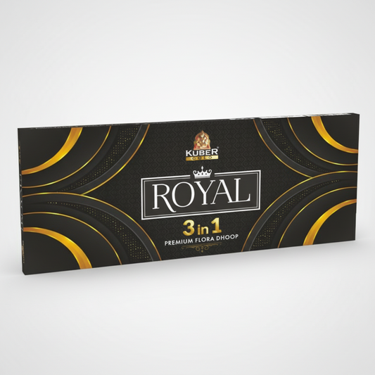Kuber Royal 3 in 1 premium flora doop packaging on a white background