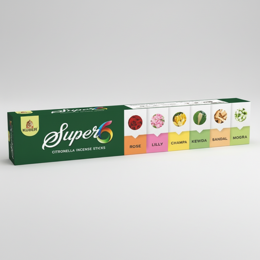 Super 6 (6 In 1) Mosquito Aggarbati