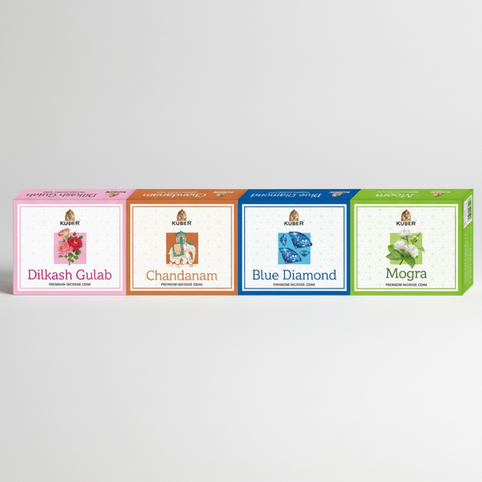 Incense Cones Collection (Pack of 4)